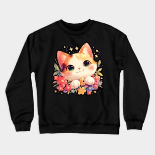 cat Crewneck Sweatshirt